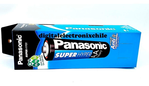 2 Cajas Panasonic 1.5v Doble Aa Total 104 Unidades