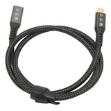 1 Cable De Extensión Usb C Para Hembra Uhd 8k De 2.6 Pies A