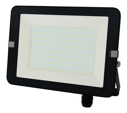 Proyector Led Reflector 100w Luz Cálida Bellalux Exterior Color De La Carcasa Negro Color De La Luz Blanco Cálido