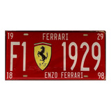 Placa Para Auto Y/o Camioneta. Enzo Ferrari. P L - 17