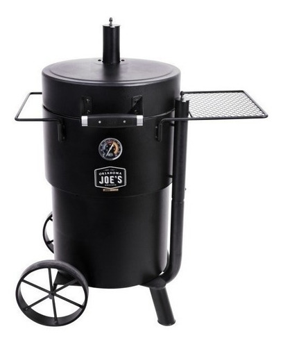 Ahumador Parrilla Tambor Ruedas Leña Oklahoma Joes Oferta