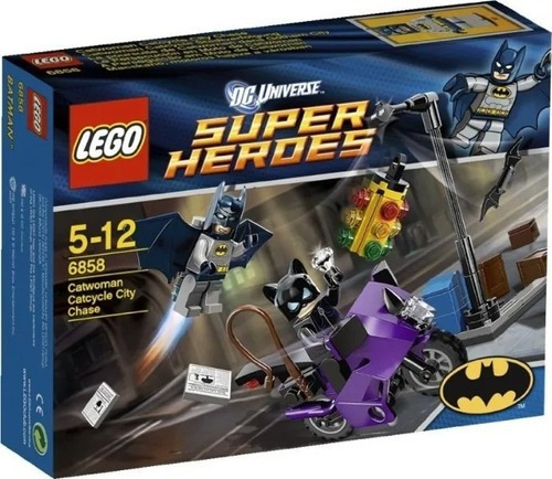 Lego Dc Super Heroes Catwoman Catcycle City Chase # 6858