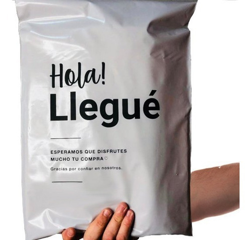 Bolsas Ecommerce Hola 30x45 Con Adhesivo Inviolable  X50u