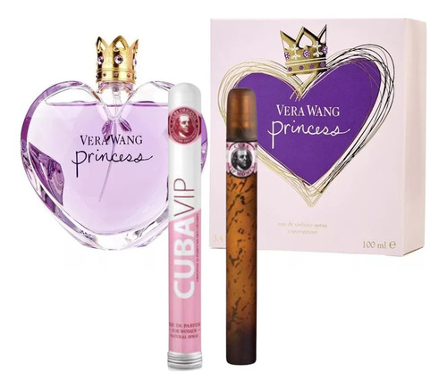 Princess Vera Wang 100ml Dama Original+perfume Cuba Vip 35ml