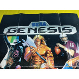 Poster Sega Genesis We Bring The Arcade Experience Home