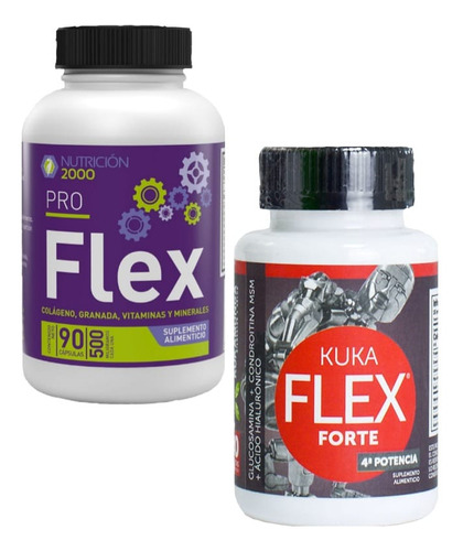 Kuka Flex Forte 1 Pieza +  Pro Flex 90 Caps Nutrición 2000