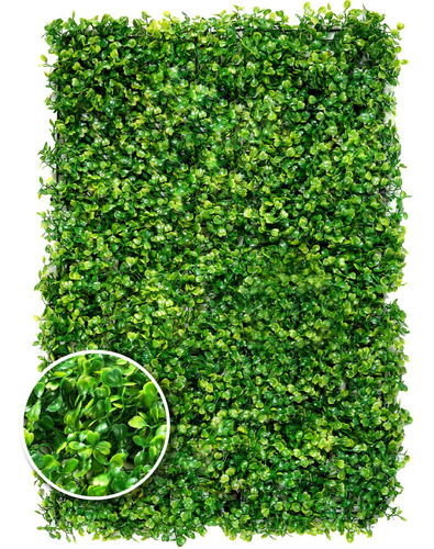 Jardin Vertical Artificial Decoracion Verde Panel 40x60 X 20