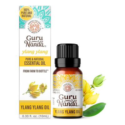 Aceite Esencial Ylang Ylang Orgánico Y Puro Gurunanda De 10 Ml