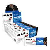 Power Protein Bar 41g Display Com 12 Unid Max Titanium Sabor Napolitano