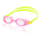 Goggles Speedo Hydrospex Classic Rosa Y Amarillo Para Niños