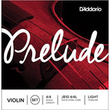 Encordado Violin Prelude Daddario J810 4/4 Tension Ligh