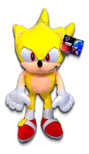 Peluche Súper Sonic The Hedgehog Supã Sonikku