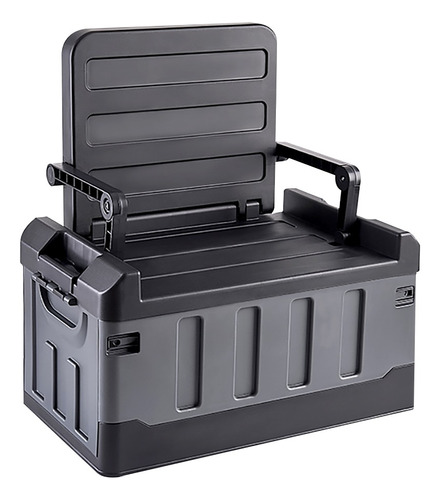 Caja De Almacenamiento Plastica Plegable Jardin Con Asiento 