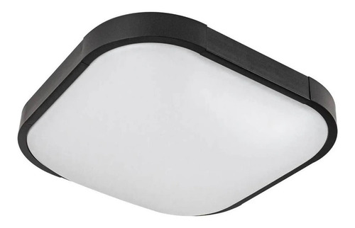 Lustre Plafon Sobrepor Led Para E27 30x30 Zr075 C/lampada 9w