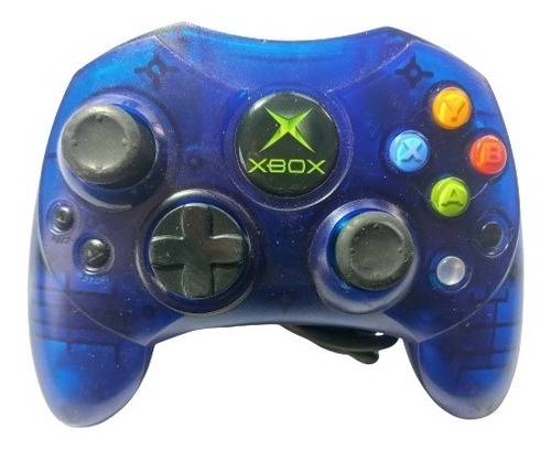 Control Edición Azul Original Para Xbox Clásico Al 100%