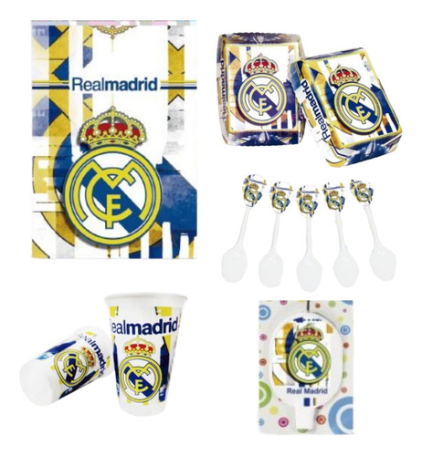 Decoración Para Fiestas Temática Real Madrid