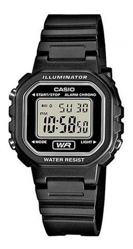 Reloj Mujer Casio La-20wh-1a Negro Digital / Lhua Store