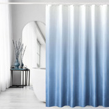 Gibelle Cortina De Ducha Azul Para Baño, Juego De Cortinas D