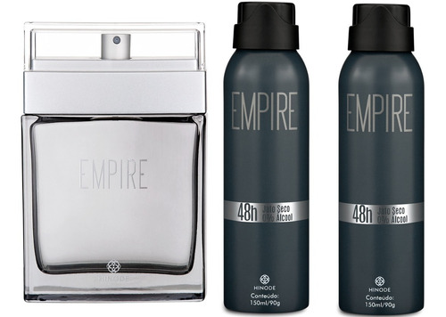 Perfume Masculino Empire + 02 Desodorante Empire Hinode