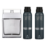 Perfume Masculino Empire + 02 Desodorante Empire Hinode