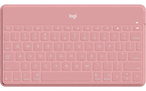 Teclado Logitech Bluetooth Ultra Slim iPad iPhone Rosa