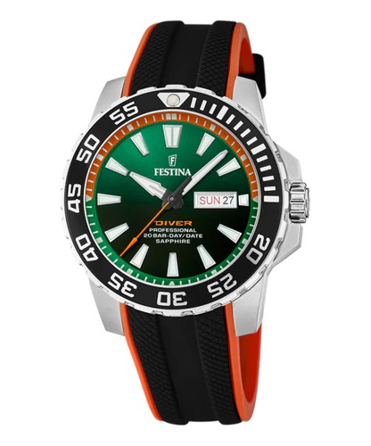 Reloj Festina F20662.2  Hombre The Originals/diver Verde