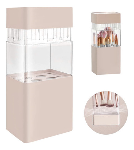 Soporte Para Brochas De Maquillaje, Caja De Secado Y Almacen