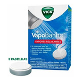 Vick Vapo Banho C/3 Unidades Para Usar No Banho Fragrância Vick