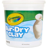 Arcilla Para Modelar Crayola Air Dry Clay, Blanca Natural, 5