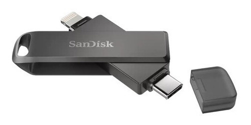 Pendrive Sandisk Ixpand Luxe 256 Gb Dual Lightning A Usb-c Gris