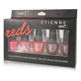 Set De 5 Esmaltes De Uñas Etienne Reds