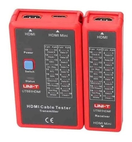 Tester De Red Probador De Cables Hdmi Uni-t Ut681hdm