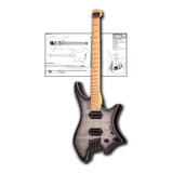 Plano Luthier Guitarra Strandberg Boden 6 2022 (a Escala)