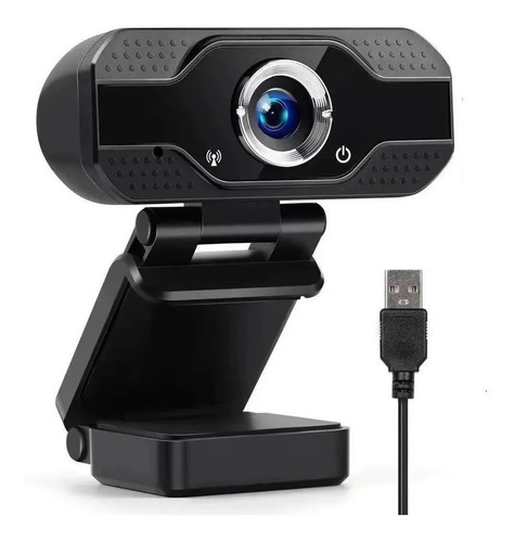 Câmera Webcam Full Hd Usb 360° Com Microfone Embutido 720p