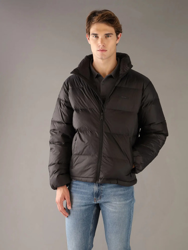 Chamarra Puffer Color Negro De Hombre Calvin Klein