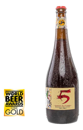 Cerveza  Kross 5 Ale Fuerte 750 Cc (botella X 1)