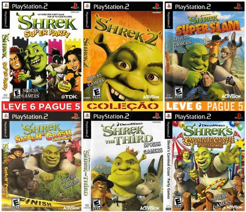 Shrek Coleccion Completa Para Ps2