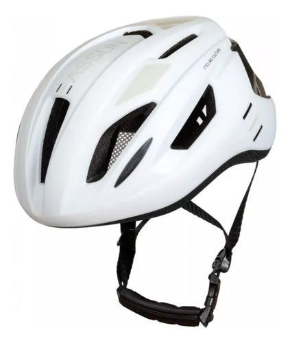 Casco Ciclismo De Ruta Eassun Gran Fondo Blanco Bf03 Talla S/m