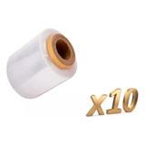 Rollo Film Stretch 10 Cm Para Embalaje Virgen X 10 Unidades