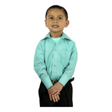 Camisa Infantil Juvenil Salidas Escolares Verde Menta 2 A 16
