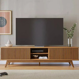 Mueble Rack Tv Varillado Para Living 2 Metros