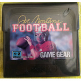 Joe Montana Football Game Gear Sega