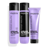 Combo Unbreak My Blonde Matrix Chico Shampoo + Acond + Crema