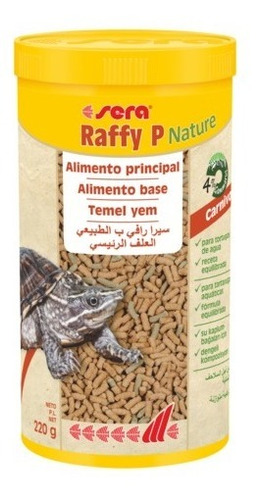 Raffy P - Alimento Para Tortugas Pellet 220gr - 1000 Ml Sera