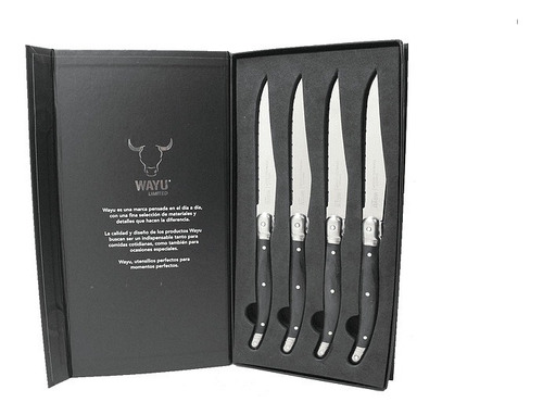 Set 4 Cuchillos Black Mesa Steak Wayu Limited