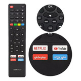 Controle Smart Tv Multilaser Tl20 Tl037 Tl030 Tl027 Tl035