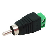 Conector Rca Macho Con Bornera X5 Unidades