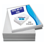 Papel Off Set  Chambril 180g Cartão 250 Folhas  