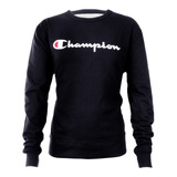 Sudadera Champion Hombre Negro Logo 25180207080c550