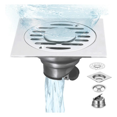 4pcs Coladera Universal Zero Olores Con Check Anti Olores | Meses sin interés